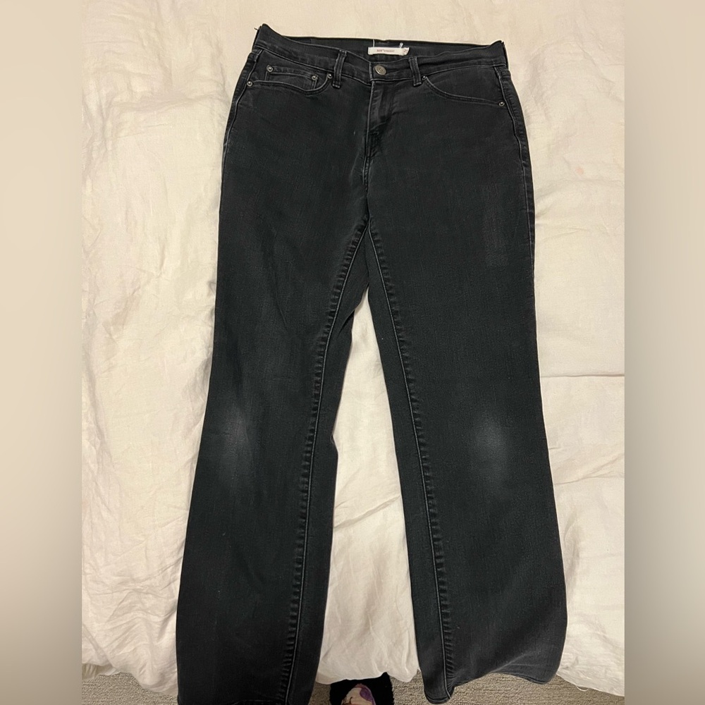 Levi's 505 Straight “Faded Black” Jeans - Picture 5 of 6